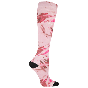 Dr. Scholl's Women's Graduated Compression Brush Print Knee High Socks 1 Pair Pack - Light Compression, Sophisticated Style