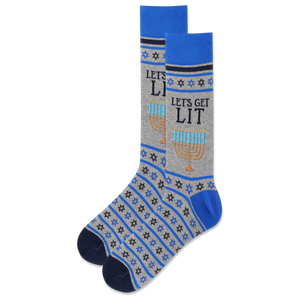 HOTSOX Men's Let Get Lit Crew Sock