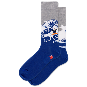 HOTSOX Men's Ride the Wave Crew Sock