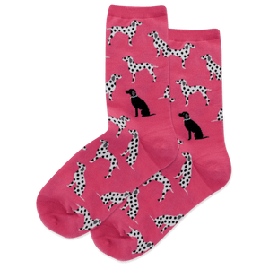 HOTSOX Women's Dalmatians Crew Socks