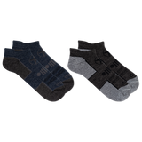Jeep® Men's Wool Blend Trail No Show Socks 2 Pair Pack - Breathable, Cushioned Comfort