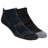 Jeep® Men's Wool Blend Trail No Show Socks 2 Pair Pack - Breathable, Cushioned Comfort thumbnail