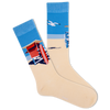 K.Bell Men's Beach Hut Crew Sock