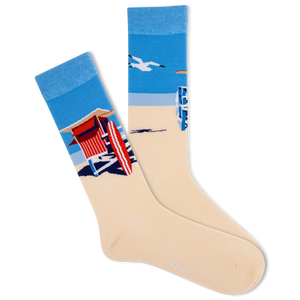 K.Bell Men's Beach Hut Crew Sock