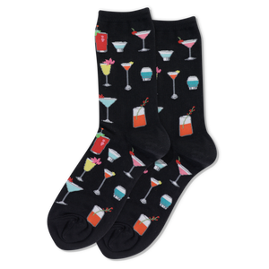 Women's Tropical Drinks Crew Socks