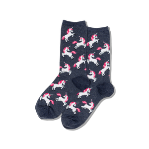 HOTSOX Women's Unicorn Crew Socks