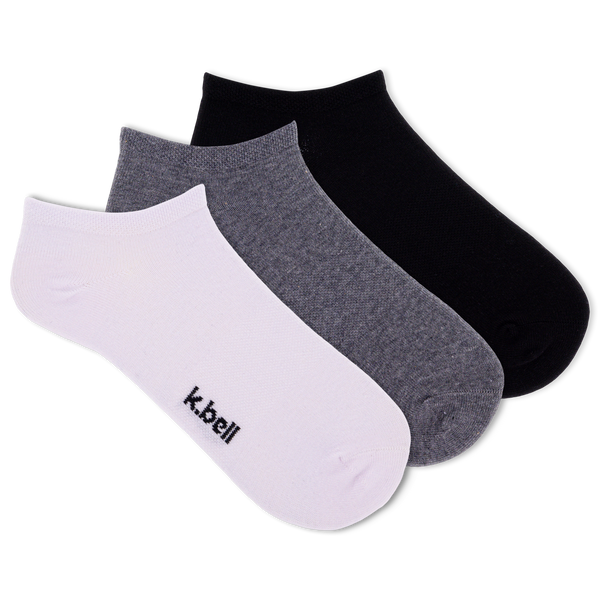 K.Bell Men's Flex Fit No Show Sock