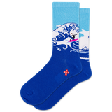 HOTSOX Women's Ride the Wave Crew Socks thumbnail