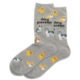 HOTSOX Women's Dog Person Crew Socks thumbnail