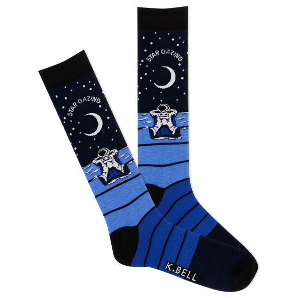 K.Bell Men's Stargazing Crew Sock