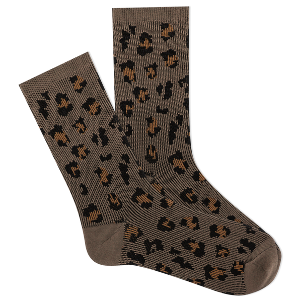 K.Bell Women's Soft & Dreamy™ Leopard Pattern Crew Socks