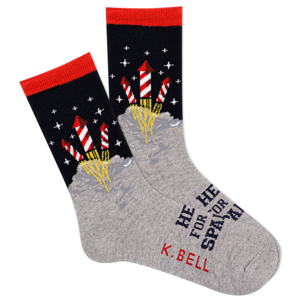 K.Bell Women's American Made Here for the Sparks Crew Sock