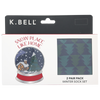 K.Bell Men's Snow Place Like Home Crew Sock 2 Pair Pack Gift Box