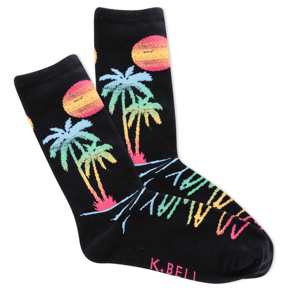 K.Bell Women's Go Away Crew Socks