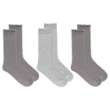 Set of gray socks on a white background thumbnail