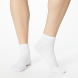 Person wearing solid white Dr. Scholl's ankle socks thumbnail
