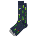 HOTSOX Men's Christmas Cactus Crew Sock