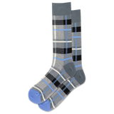 HOTSOX Men's Plaid Crew Sock thumbnail