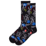 HOTSOX Men's Art Faces Active Crew Sock thumbnail