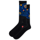 HOTSOX Men's Starry Night Active Crew Sock thumbnail