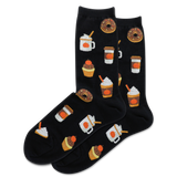 HOTSOX Women's Pumpkin Spice Crew Socks