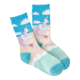 K.Bell Kid's Unicorn Mermaid Crew Sock