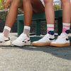K.Bell Women's Fuzzy Tennis Crew Sock