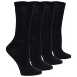 Four pairs of black socks on a white background thumbnail