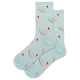 HOTSOX Women's Swans Crew Socks