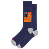 Navy HOTSOx Mens Hot Dog Flag Crew