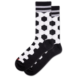 HOTSOX Men's Soccer Print Active Crew Socks thumbnail