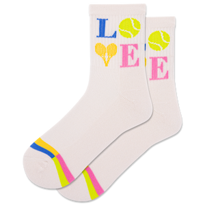 HOTSOX Women's L.O.V.E. Active Crew Socks