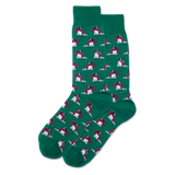 HOTSOX Men's Holiday Dog Crew Socks thumbnail