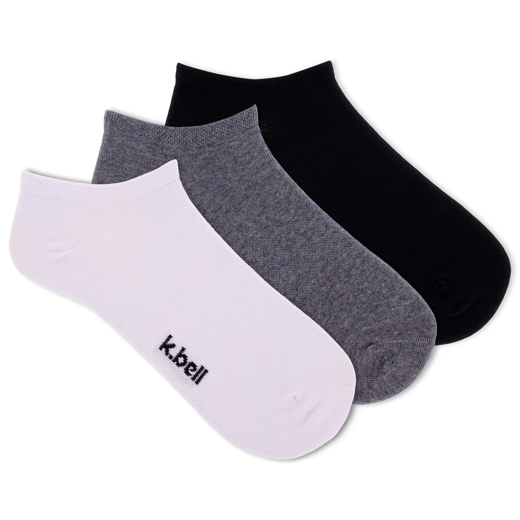 K.Bell Men's Flex Fit No Show Sock
