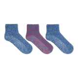 Dr. Scholl's Women's Soothing Spa Low Cut Gripper Socks, 3 Pack