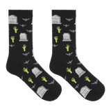 HOTSOX Women's Gravestones Crew Socks