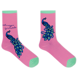 HOTSOX Women's Peacock Crew Socks