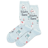 HOTSOX Women's Trauma Llama Crew Socks thumbnail