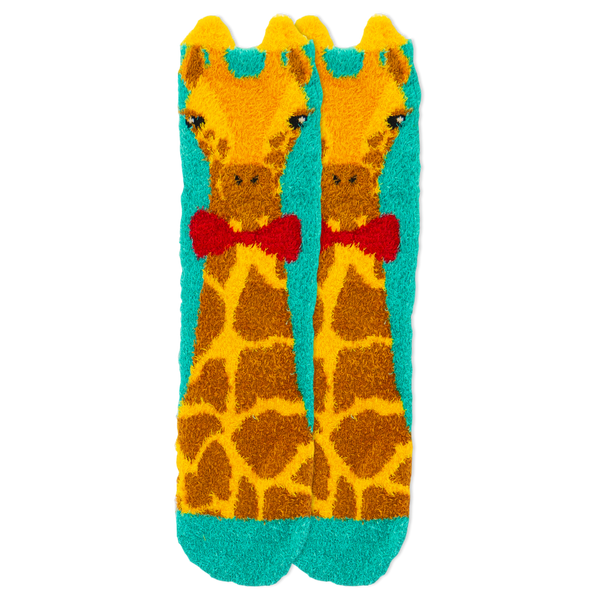 K.Bell Kids' Giraffe Cozy Crew Sock