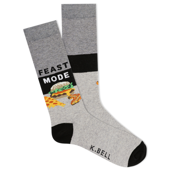 K.Bell Men's Feast Mode Crew Sock