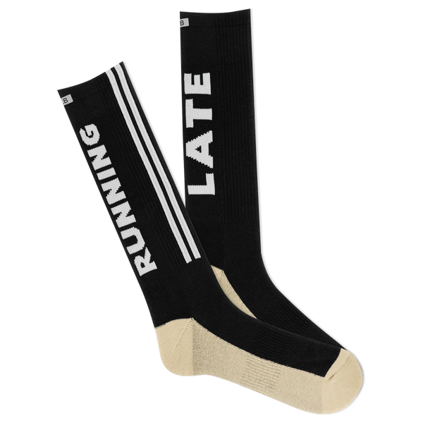 K.Bell Men's K.B Athletic Running Late Crew Sock