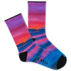 K.Bell Unisex American Made Sunset Waves Crew Sock