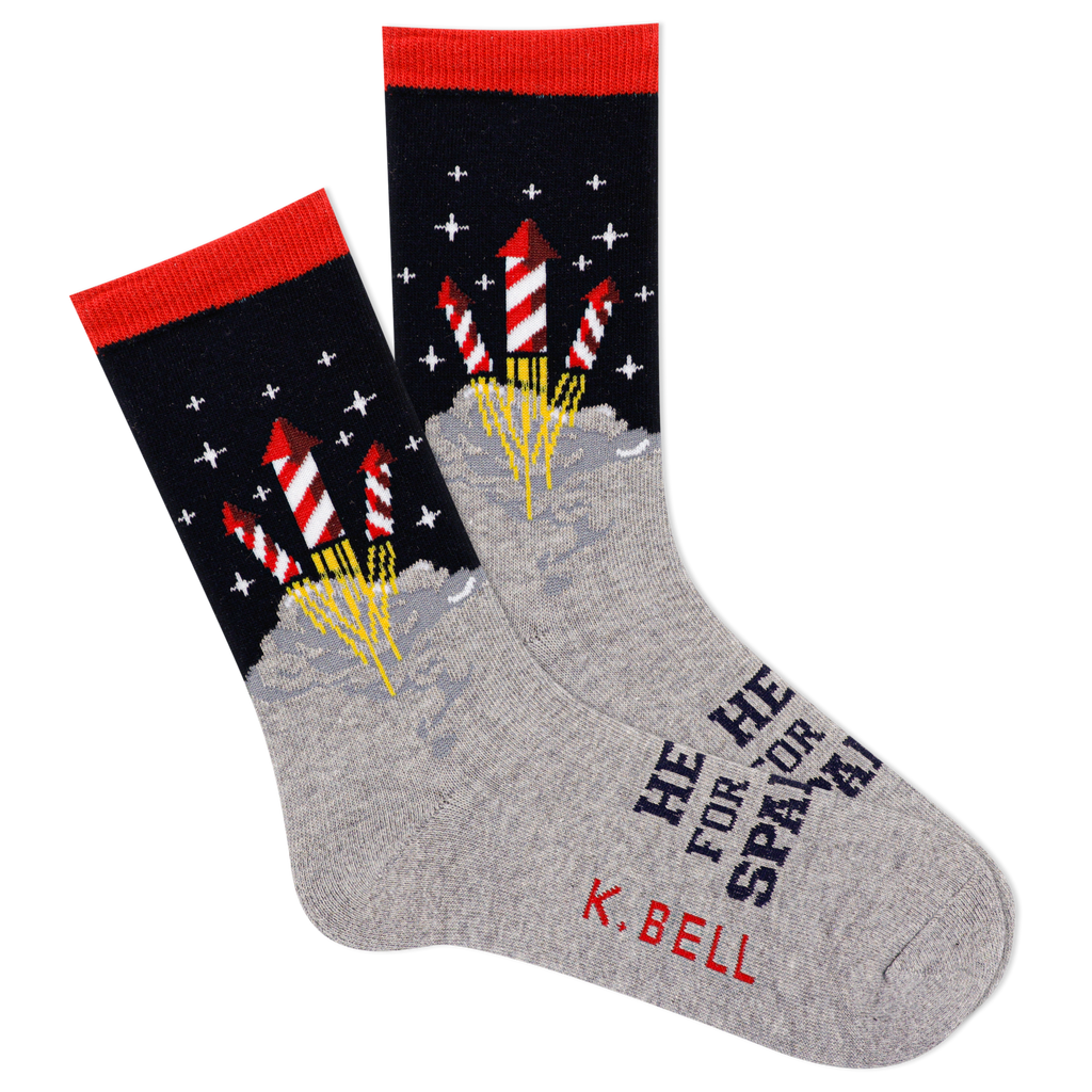 K.Bell Women's American Made Here for the Sparks Crew Sock