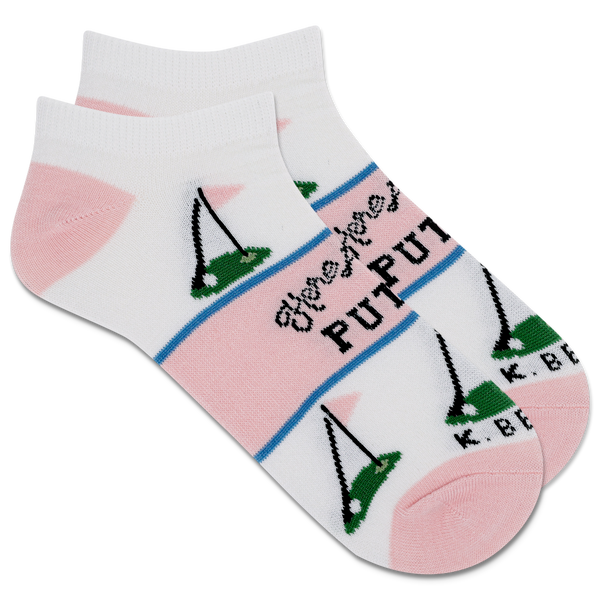 K.Bell Women's Here For The Putts Low Cut Sock