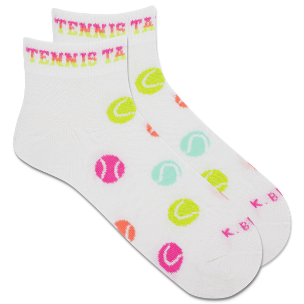 K.Bell Women's Tennis Takes Balls Ankle Sock