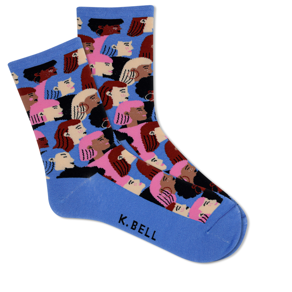 K.Bell Women's Women Of The World Crew Sock