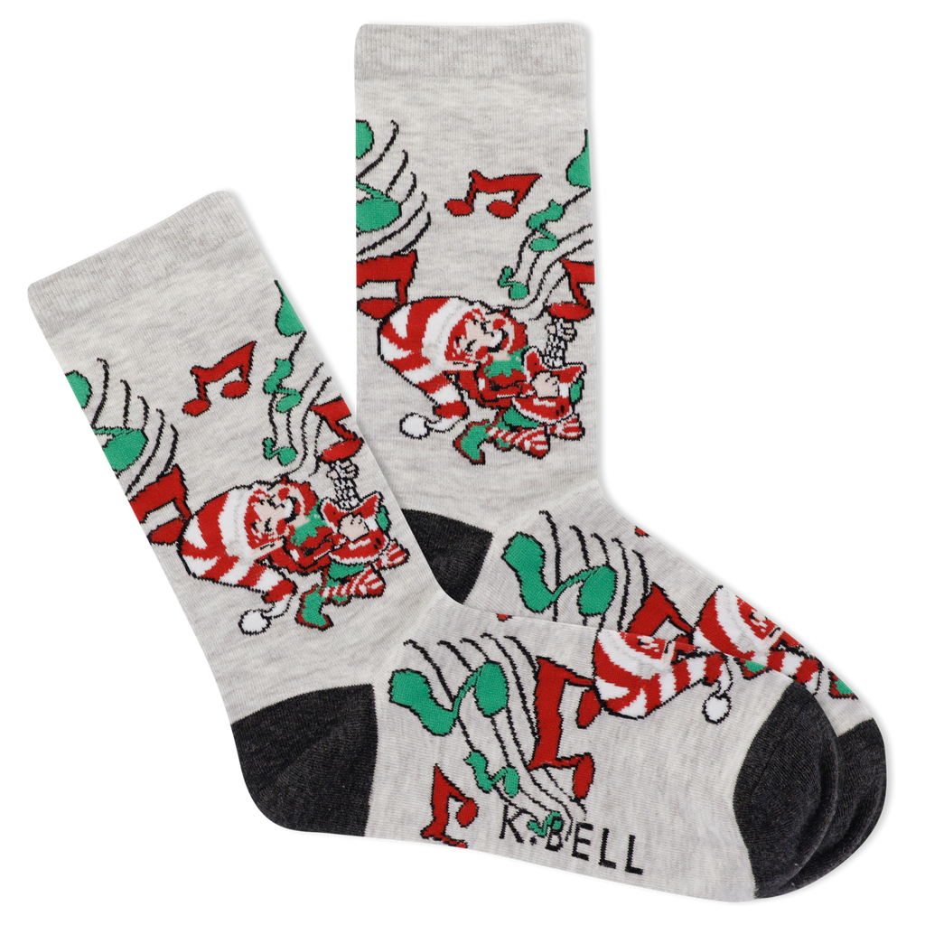 K.Bell Women's Rockin Elf Crew Socks