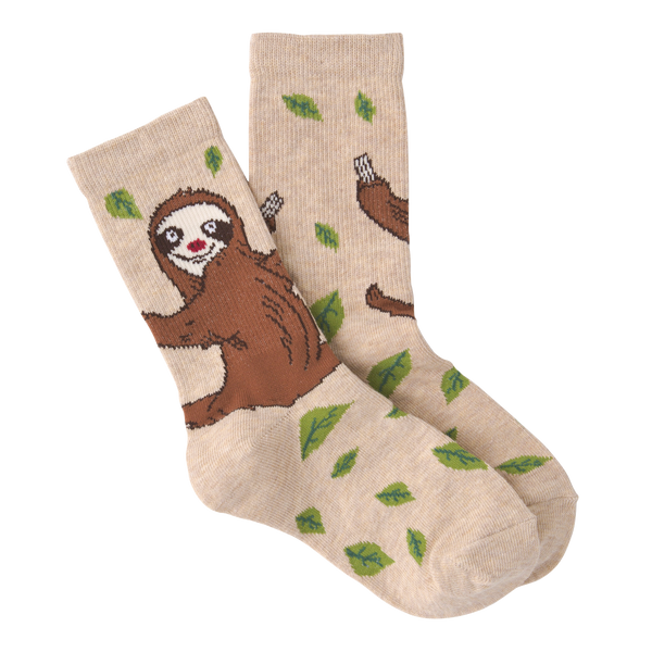 K.Bell Kid's Sloth Crew Sock