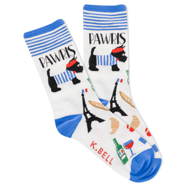 K.Bell Women's Pawris Crew Socks