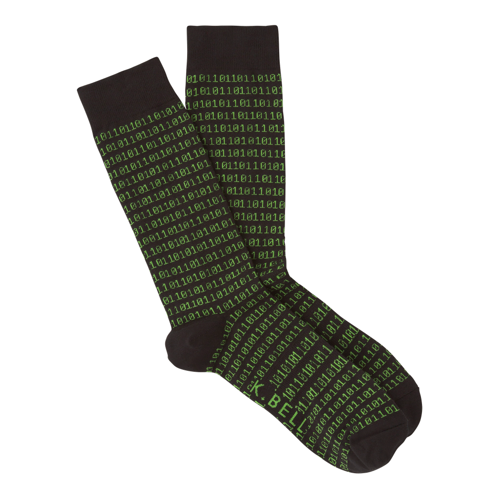 K.Bell Men's Binary Tech Crew Sock
